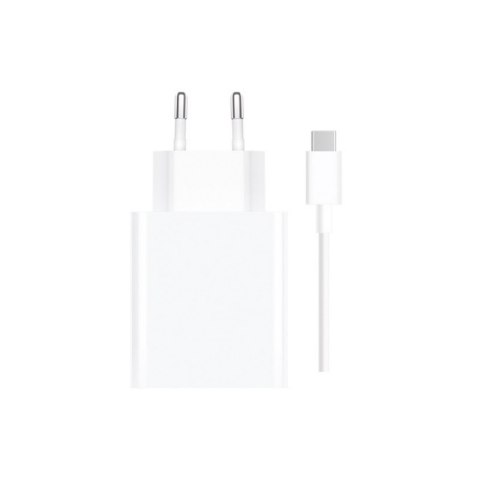 Szybka ładowarka sieciowa XIAOMI Travel Charger 33W PD + kabel USB - USB-C biała XIAOMI