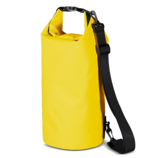 Worek plecak torba Outdoor PVC turystyczna wodoodporna 10L - żółta HURTEL