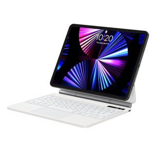 3w1 Klawiatura z etui magnetycznym i podstawką do iPad 10 10.9'' biały BASEUS