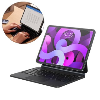 3w1 Klawiatura z etui magnetycznym i podstawką do iPad Pro 11 iPad Air 4-5 iPad 10 szary BASEUS