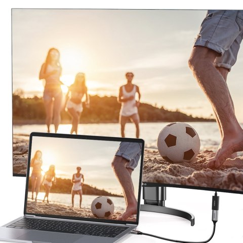 Adapter przejściówka z DisplayPort (męski) - HDMI (żeński) 4K 2K czarny UGREEN