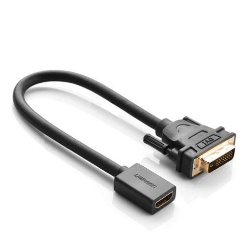 Adapter przejściówka z HDMI (żeński) do DVI (męski) 0.15m czarny UGREEN