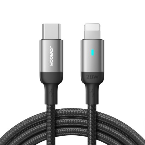 Kabel przewód do iPhone USB-C - Lightning A10 Series 20W 2m czarny JOYROOM