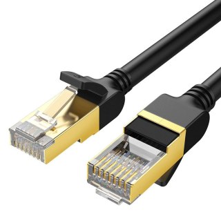 Kabel przewód patchcord sieciowy LAN RJ45 Cat 7 STP 10Gbps 2m czarny UGREEN