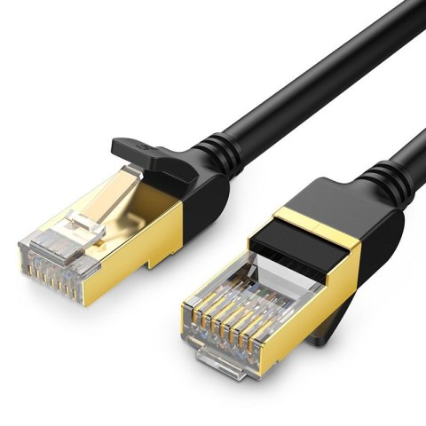 Kabel przewód patchcord sieciowy LAN RJ45 Cat 7 STP 10Gbps 2m czarny UGREEN