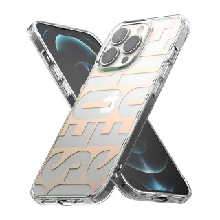 Pancerne etui pokrowiec z żelową ramką iPhone 13 Pro Fusion Design przezroczysty Ringke