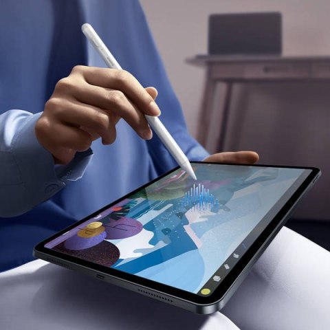 Rysik stylus do iPad Smooth Writing 2 z kontrolką naładowania biały BASEUS