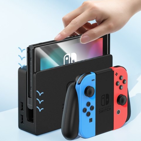 Szkło hartowane na ekran do Nintendo Switch OLED 2021 Crystal ZESTAW 2szt. BASEUS