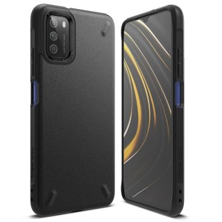 Wytrzymałe wzmacniane etui do telefonu XIAOMI POCO M3 ONYX czarny Ringke