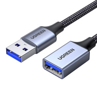 Wytrzymały przedłużacz kabla przewodu USB 3.0 5Gb/s 2m szary UGREEN