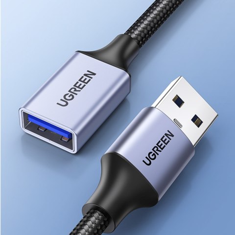 Wytrzymały przedłużacz kabla przewodu USB 3.0 5Gb/s 2m szary UGREEN