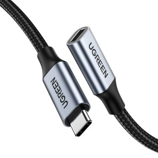 Wytrzymały przedłużacz kabla przewodu USB-C 3.1 10Gb/s 1m szary UGREEN