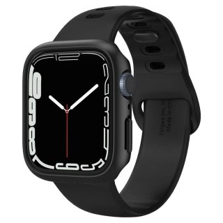 Etui ochronne koperta na Apple Watch 7 / 8 45mm Thin Fit czarne SPIGEN