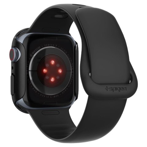 Etui ochronne koperta na Apple Watch 7 / 8 45mm Thin Fit czarne SPIGEN