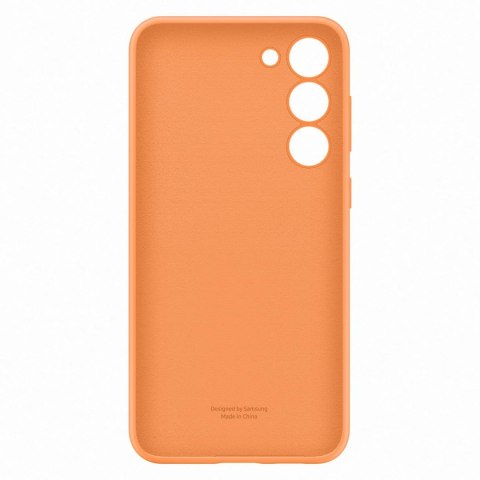 Etui silikonowy pokrowiec Samsung Galaxy S23+ Silicone Cover pomarańczowe SAMSUNG