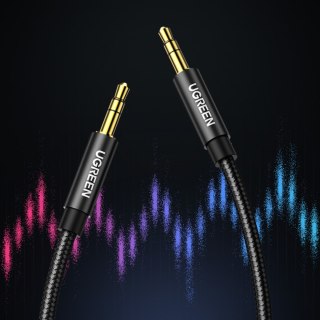 Kabel audio AUX wtyczka prosta minijack 3.5 mm 5m niebieski UGREEN