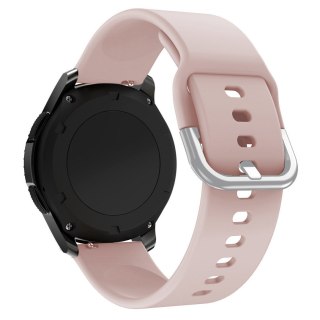 Uniwersalny silikonowy pasek do smartwatcha Silicone Strap TYS szer. 22mm różowy HURTEL