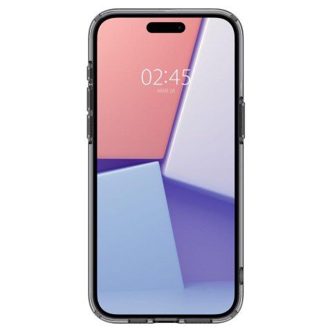 Etui Ultra Hybrid na iPhone 15 Pro Max przezroczysto-szare SPIGEN