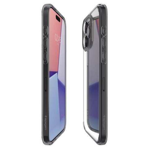 Etui Ultra Hybrid na iPhone 15 Pro Max przezroczysto-szare SPIGEN