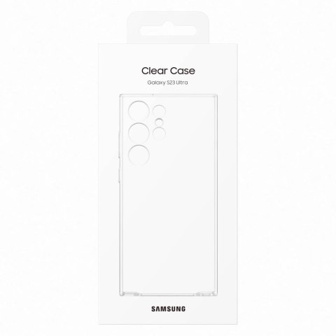 Etui do Galaxy S23 Ultra żelowy pokrowiec Clear Cover przezroczyste SAMSUNG