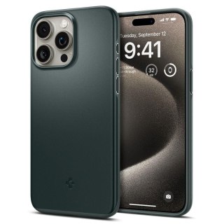 Etui ochronne do iPhone 15 Pro Max Thin Fit zielone SPIGEN