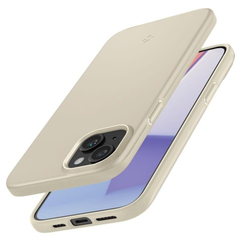 Etui ochronne do iPhone 15 Thin Fit beżowe SPIGEN