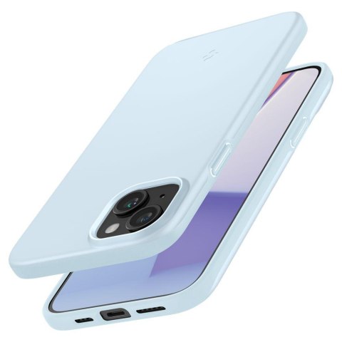 Etui ochronne do iPhone 15 Thin Fit jasnoniebieskie SPIGEN