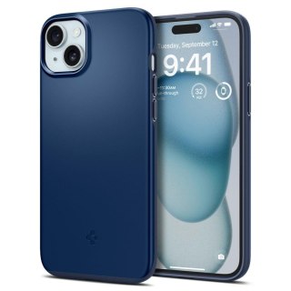 Etui ochronne do iPhone 15 Thin Fit niebieskie SPIGEN