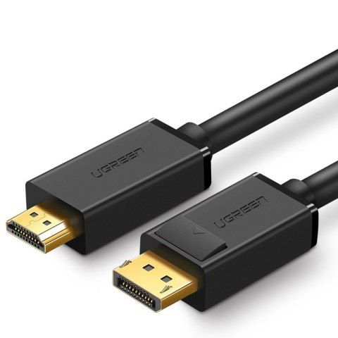 Kabel przewód jednokierunkowy z DisplayPort na HDMI 4K 30Hz 32 AWG 2 m czarny UGREEN