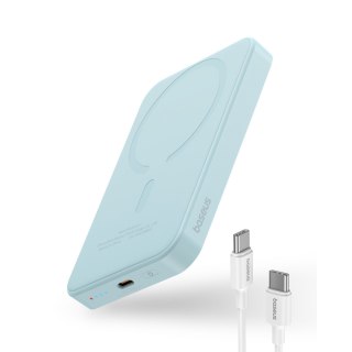 Mini powerbank 5000mAh 20W + kabel USB-C 20V / 3A niebieski BASEUS