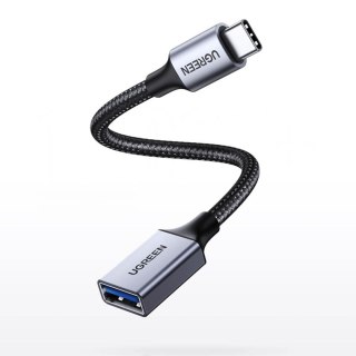 Adapter przejściówka kabla USB-C na USB-A 5Gb/s 15cm czarny UGREEN