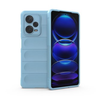 Etui elastyczny pokrowiec do Xiaomi Redmi Note 12 Pro+ Magic Shield Case jasnoniebieski HURTEL