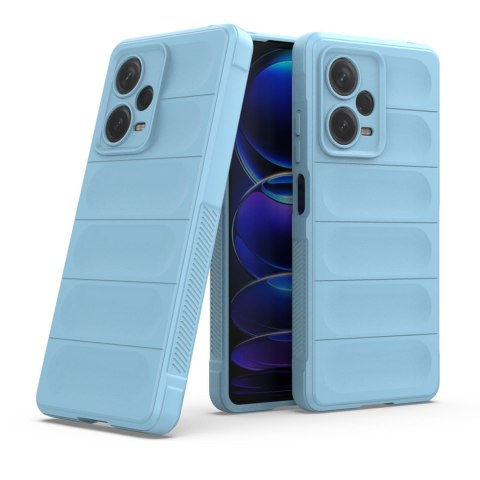 Etui elastyczny pokrowiec do Xiaomi Redmi Note 12 Pro+ Magic Shield Case jasnoniebieski HURTEL