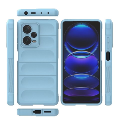 Etui elastyczny pokrowiec do Xiaomi Redmi Note 12 Pro+ Magic Shield Case jasnoniebieski HURTEL