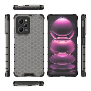 Etui pancerny hybrydowy pokrowiec do Xiaomi Redmi Note 12 Pro / Poco X5 Pro 5G Honeycomb czarny HURTEL