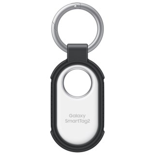 Etui silikonowe przywieszka do Samsung Galaxy SmartTag2 czarno srebrna SAMSUNG