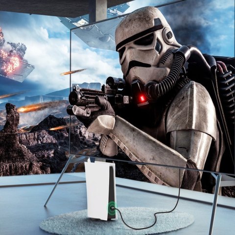 Kabel przewód w oplocie HDMI 2.0 4K wysoka jakość OFC 3m czarny UGREEN