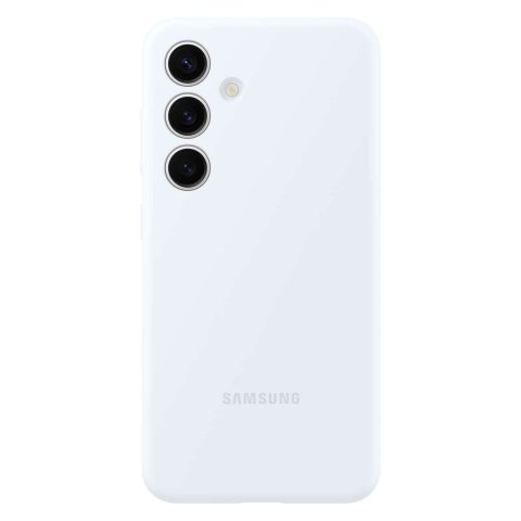 Oryginalne etui silikonowe pokrowiec do Samsung Galaxy S24 Silicone Case białe SAMSUNG