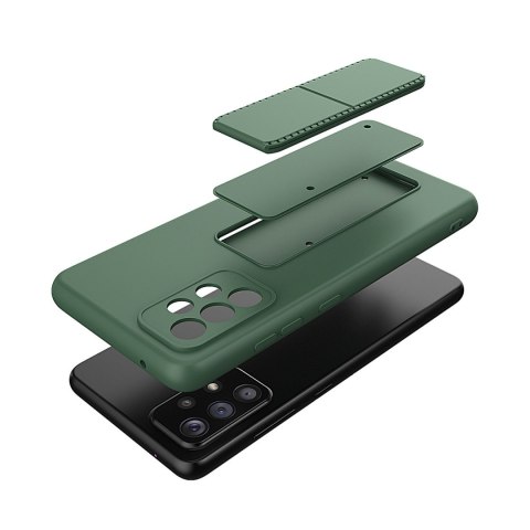 Silikonowe etui z podstawką etui Xiaomi Redmi Note 11 Pro Kickstand Case różowe WOZINSKY