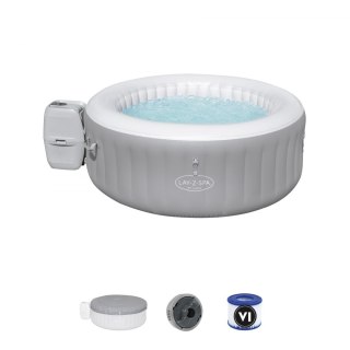 St. Lucia Lay-Z-Spa Jacuzzi dmuchane BESTWAY 3-osobowe + Pompa + Filtr + Pokrywa