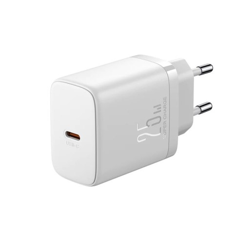 Szybka mała ładowarka sieciowa USB-C 25W biała JOYROOM