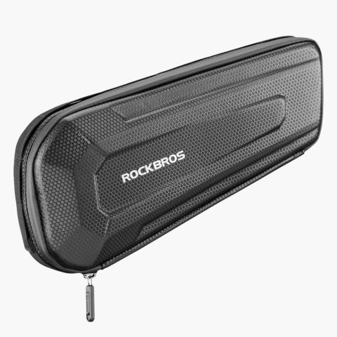 Twarda torba rowerowa wodoodporna mocowana pod ramę 1.5L czarna ROCKBROS