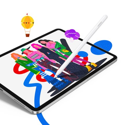 Rysik do tabletów iPada z ładowaniem bezprzewodowym biały UGREEN