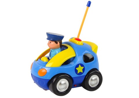 Auto Dla Malucha Policja Zdalnie Sterowane R/C Światło Dźwięk LEAN Toys