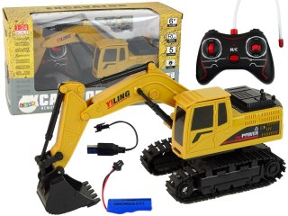 Pojazd Koparka R/C 1:24 Żółta LEAN Toys