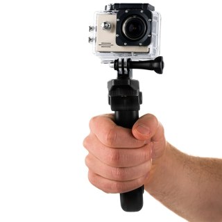 Uchwyt z mini statywem do kamery sportowej GoPro SJCAM czarny HURTEL