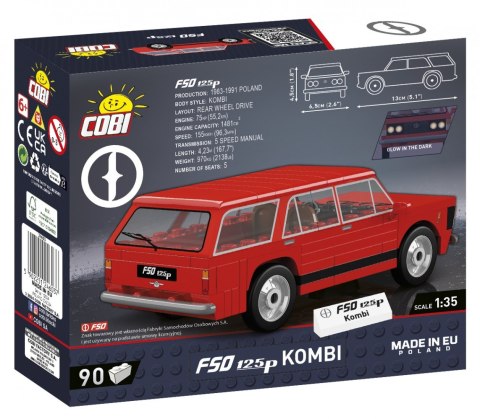 Klocki FSO 125p kombi 90 klocków Cobi Klocki