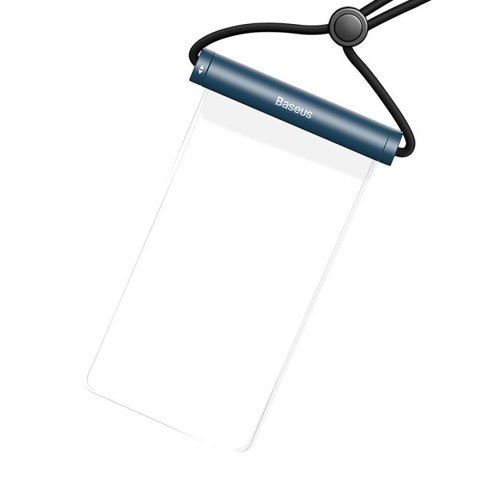 Etui wodoodporne do telefonu 7.2'' z cylindrycznym zapięciem IPX8 AquaGlide - niebieskie BASEUS