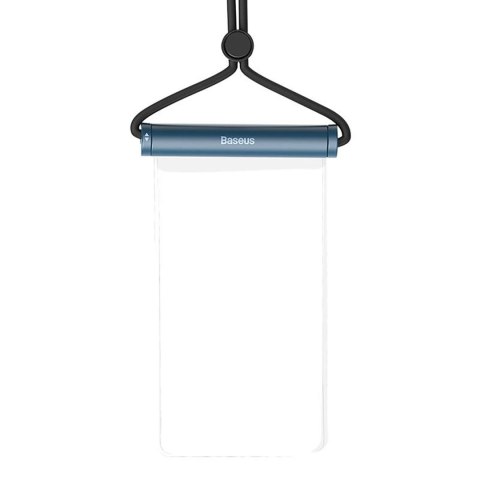 Etui wodoodporne do telefonu 7.2'' z cylindrycznym zapięciem IPX8 AquaGlide - niebieskie BASEUS