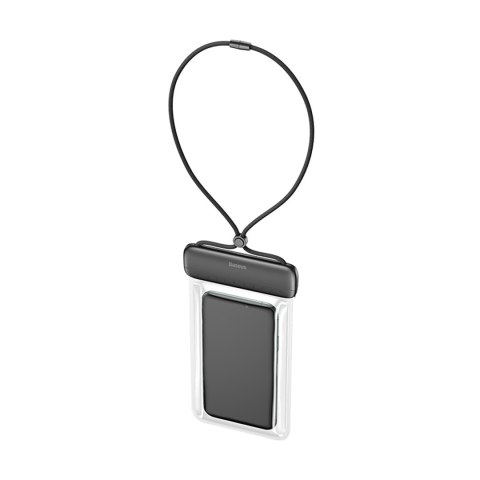 Etui wodoodporne na telefon 7.2'' AquaGlide IPX8 z systemem Slide Lock - czarne BASEUS